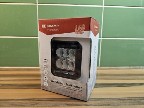LED-Arbeitsscheinwerfer, 10-30 V, LED, 1.620 lm, quadratisch