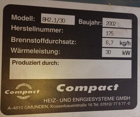 Pelletsbrenner für Gilles 30 kW Ofen, Bj. 2002