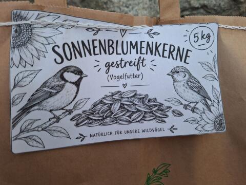 Sonnenblumenkerne gestreift, Vogelfutter