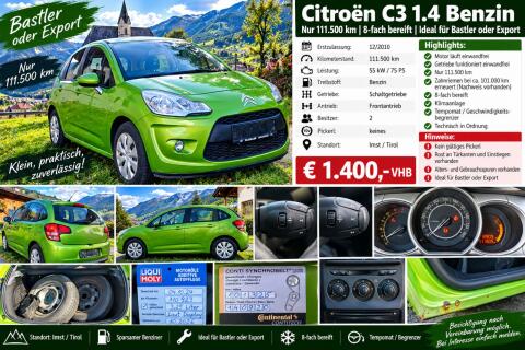 Citroën C3 1,4 Benzin, wenig km