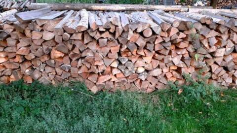 Brennholz weich, gespalten