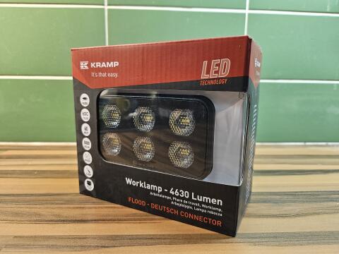 LED-Arbeitsscheinwerfer, LED, 60 W, 4.630 lm, rechteckig, 12/24 V