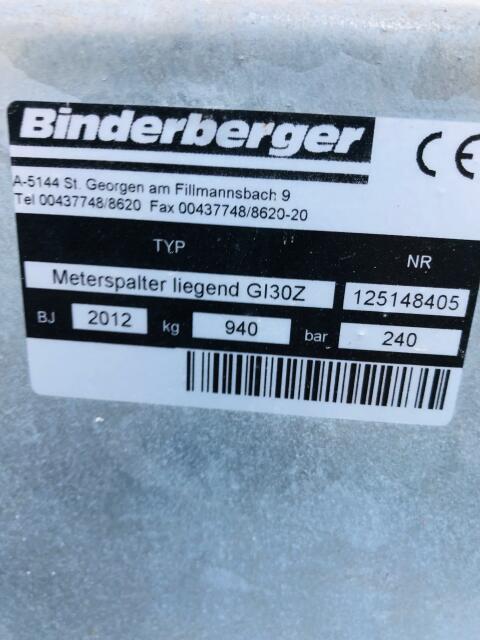 Binderberger Liegendspalter