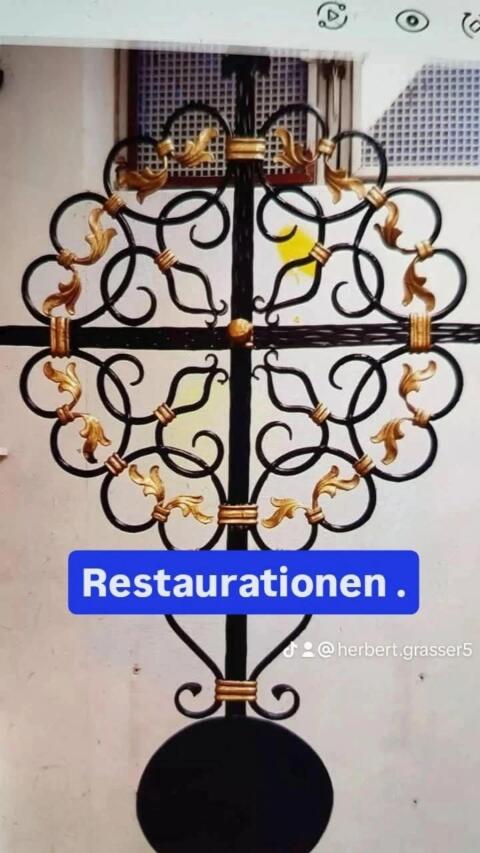 Restaurationen, Wandrosenbögenbau, Stahlbauschlosserei