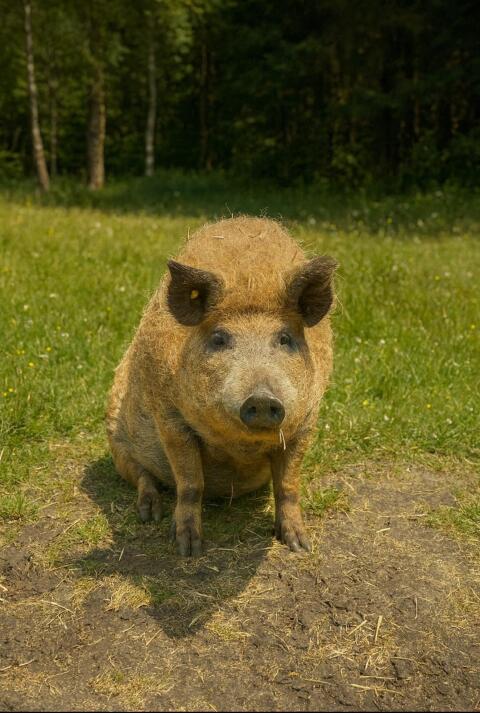 Mangalica-Schwein