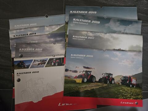 Lindner Traktoren-Kalender, 9 Stk.
