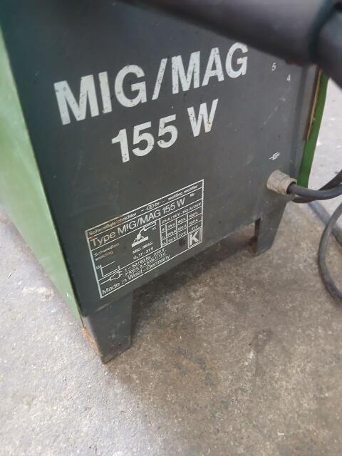Schutzgasschweißgerät MIG/MAG 155 W