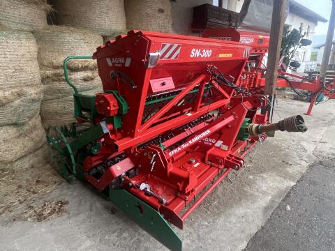 Drillmaschine Agromasz SN 300 mit Kreiselegge ANA 30