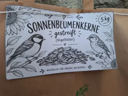 Sonnenblumenkerne gestreift, Vogelfutter