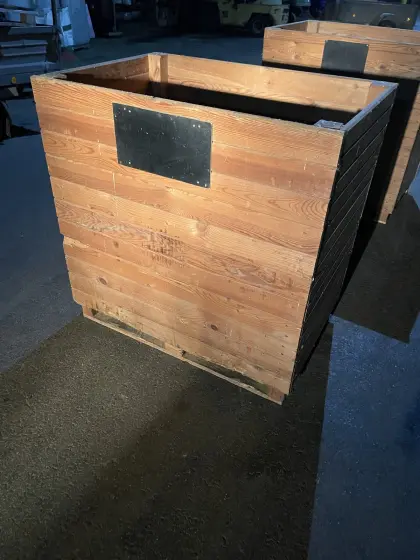 Getreidekisten, Holzkisten