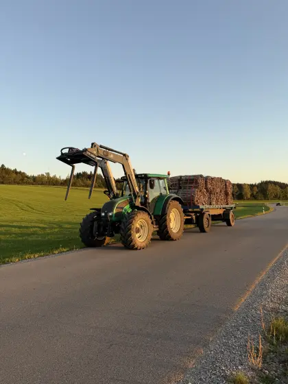 Valtra N142V mit Frontlader, Valtra N142V