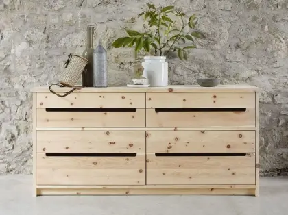 Kommodenbau aus Zirbenholz, Wagnerei, Kunsttischlerei