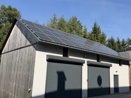 Dachstuhl inkl. Blechdach