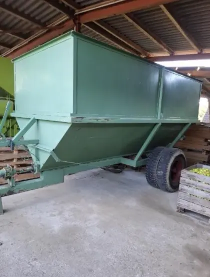 Container-Anhänger, Getreideanhänger 12 m³ mit Schnecke