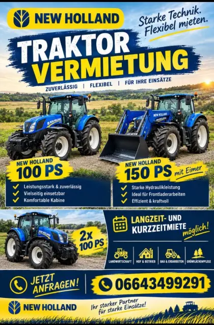 Traktorvermietung