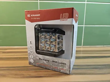 LED-Arbeitsscheinwerfer, 10-30 V, LED, 2.850 lm, quadratisch