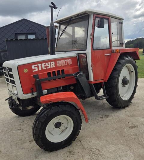 Steyr 8070 Hinterrad, Pickerl frisch gemacht, Steyr 8070