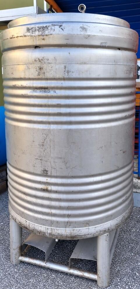 Edelstahltank 1.000 l Lebensmittel-Drucktank Wasser-Tank