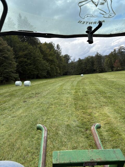 Grassilageballen 5. Schnitt