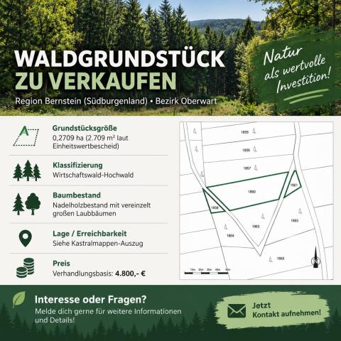Waldgrundstück in Bernstein