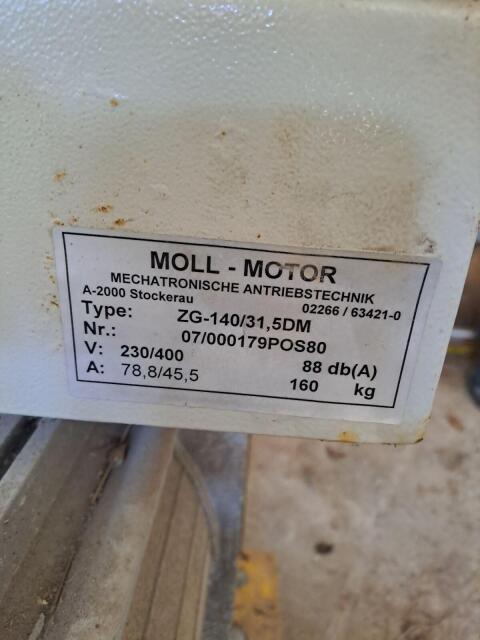 Stromaggregat, Zapfwellenaggregat Moll Motor