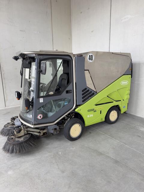 Kehrmaschine mit Hochdruck, Tennant Green Machines 636 HS