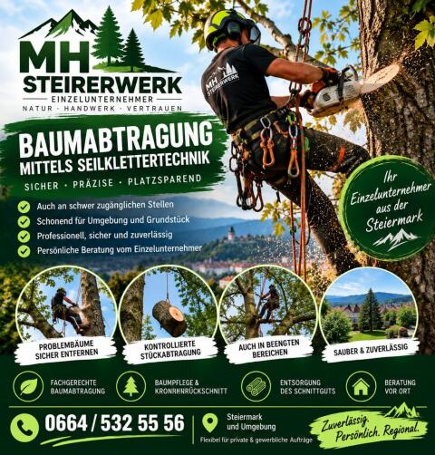 BAUMABTRAGUNG, GARTENPFLEGE, ALLROUNDSERVICE