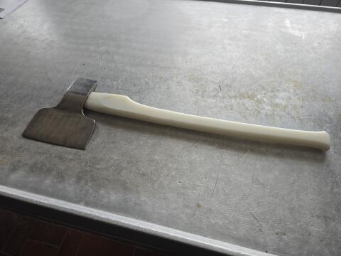Müller Rostfrei Fleischerbeil, Hackbeil 80 cm mit Kunststoff