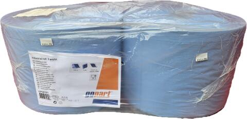 Putzpapierrolle 3-lagig 23 x 37 cm (1.000 Blatt), 2er Packung