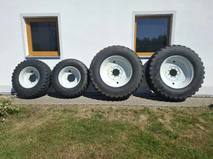 Kompletträder 380/70R24, 480/70R34 Alliance 579 Steyr Kompakt, Steyr 4095 Kompakt