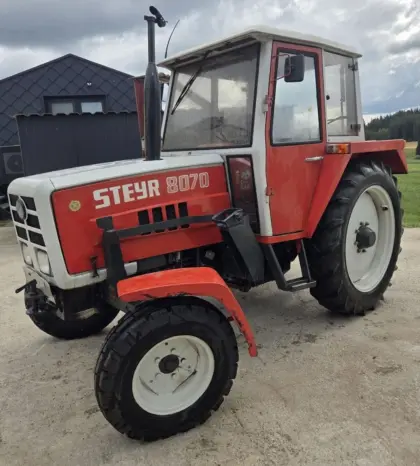 Steyr 8070 Hinterrad, Pickerl frisch gemacht, Steyr 8070
