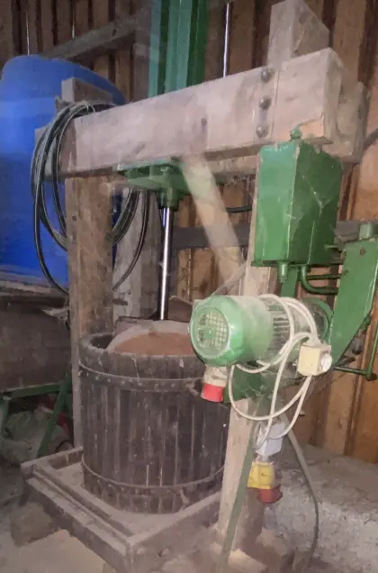 Hydraulische Mostpresse