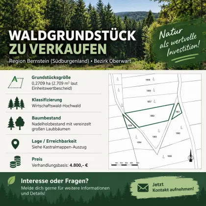 Waldgrundstück in Bernstein