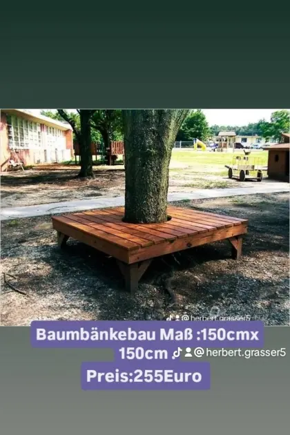 Vierecksitzbänkebau