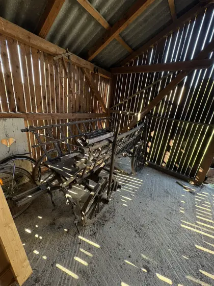 Antiker Holz-Leiterwagen, Bauernwagen – Historisches Deko-S