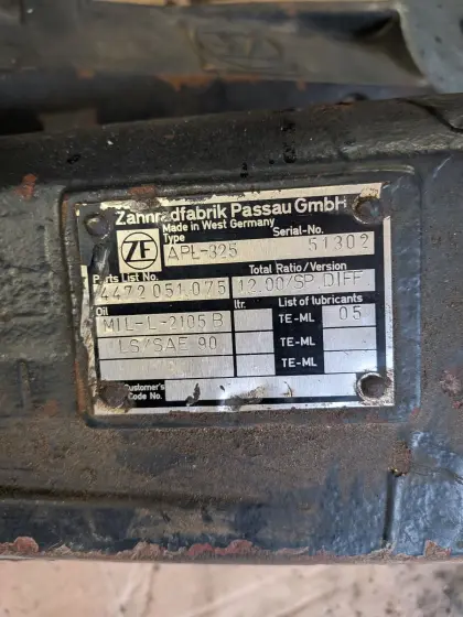 Steyr Vorderachse Teile 8080 8090 8070 ZF 325 APL 325