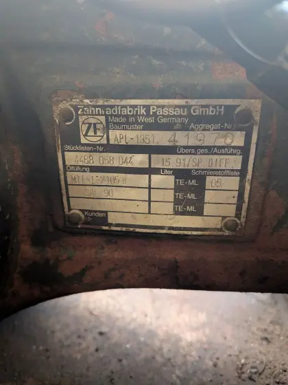 Vorderachse Steyr 8080, 8090, 8070 ZF APL 1351