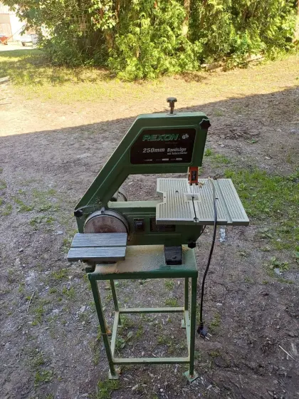 Rexon 250 mm Bandsäge mit Tellerschleifer