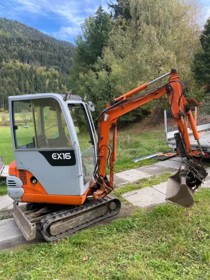 Minibagger, Bagger, Hitachi EX16