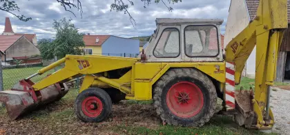 JCB 3 II Radlader mit Ladeschaufel und Tieflöffel