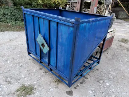 Getreide-Lagerbox gebraucht, Eigenbau