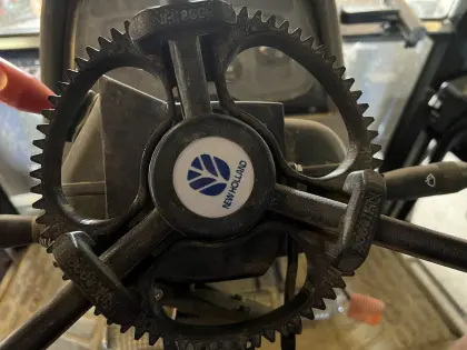 Halterung für Lenkradmotor, Zahnradsatz für New Holland TL