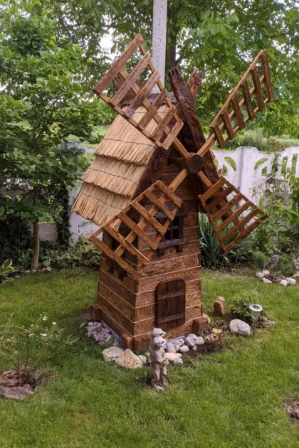 Windmühlen für Betonsäulen