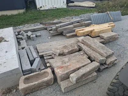 Granitsteine, Platten