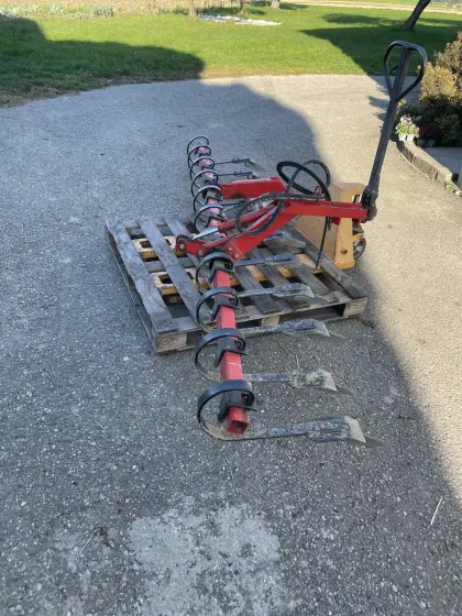 Planierzinken mit Schneide für Frontpacker