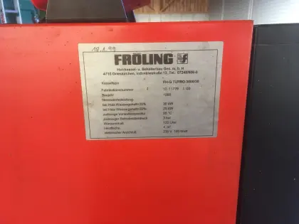 Fröling Holzofen
