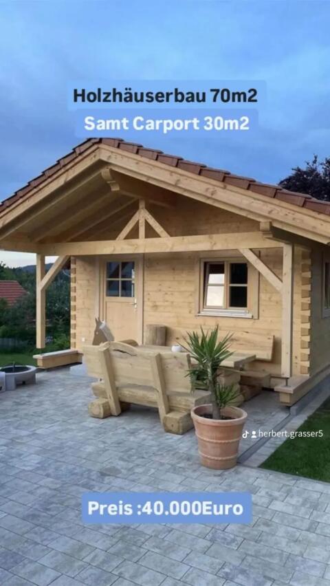 Gartenhäuserbau mit Garnitur, Bau und Montage
