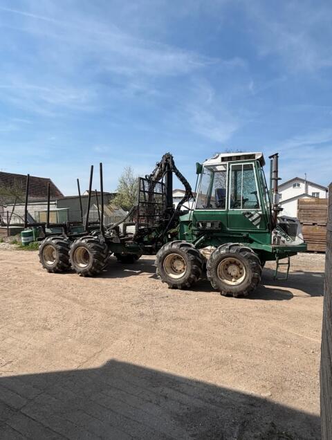 Gremo 950 Forwarder, Rückezug mit 8,5 m Kran und Boogielift
