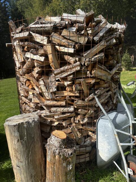 Brennholz gemischt, Fichte, Laubholz