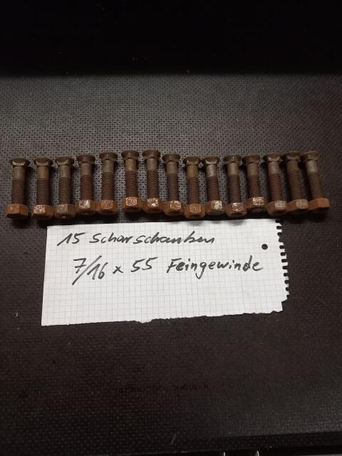 15 Schar-Schrauben 7/16 x 55